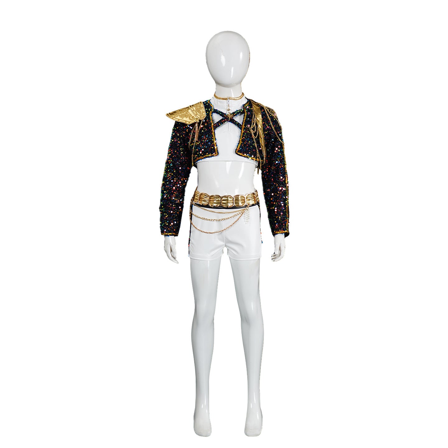 K-POP Witch Hunt girl group cosplay costume Rumi black songwriting costume stage performance costume cosplay costume